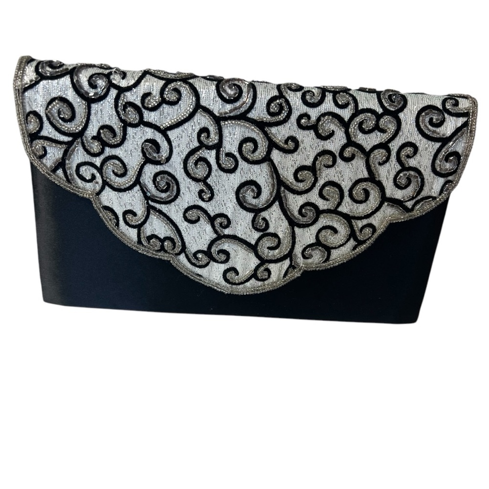 Vintage Pa Regale LTD - Womens Elegant Beaded Clutch Purse